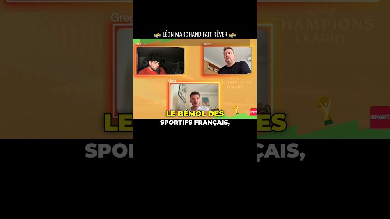 Leon Marchand fait rever  #live #podcast