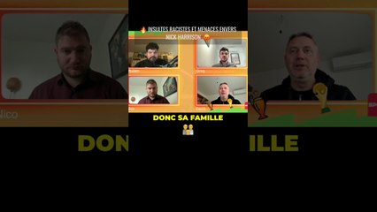 Insultes racistes et menaces envers Nick Harrison...