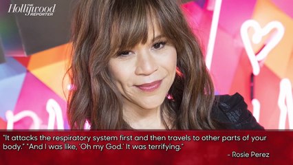 Rosie Perez Reflects on "Terrifying" Experience of Contracting COVID-19 | THR News