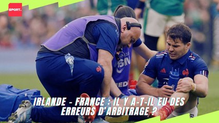Irlande - France : il y a-t-il eu des erreurs d’arbitrage ?