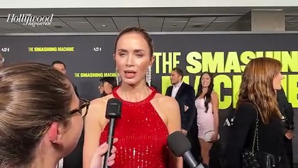 How Emily Blunt Served as a Matchmaker for Benny Safdie & Dwayne Johnson for 'The Smashing Machine' | THR Video