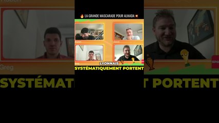 La grande mascarade pour Almada... #football #ligue1 #foot