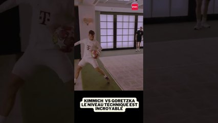 Kimmich  vs Goretzka Le niveau technique est incroyable  #sports