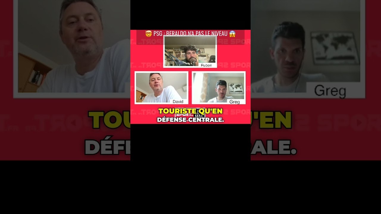 PSG : Beraldo n'a pas le niveau #football #nouvellespsg #foot #sports