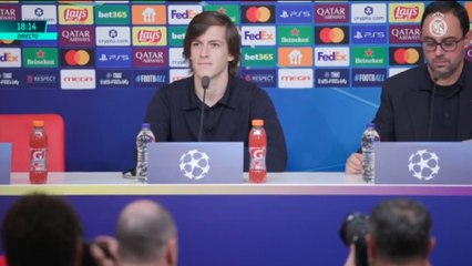 Carreras, rueda de prensa previa al Olympiacos - Real Madrid