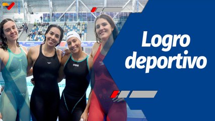 Deportes VTV | Natación venezolana gana cuatro medallas de oro y da récord a María Victoria Yegres