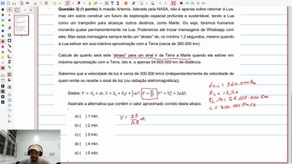 OBA 2025 - QUESTÃO 3 -  PROVA NÍVEL 3