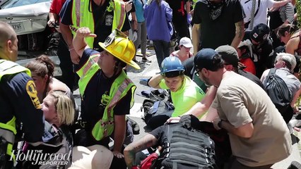 Late-Night Hosts Express Disgust With Trump's Initial Charlottesville Reaction | THR News