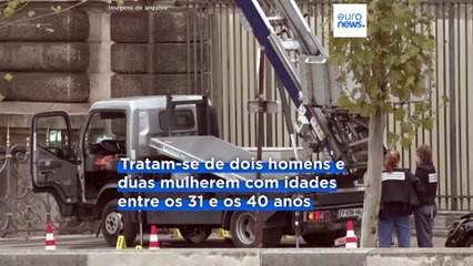 Procuradores de Paris prendem mais quatro suspeitos do roubo de jóias do Louvre