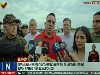 Mérida | Aeropuerto Juan Pablo Pérez Alfonso retoma sus operaciones comerciales