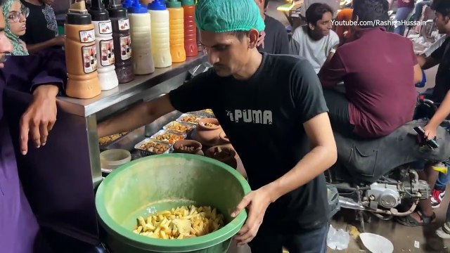 Pot Pizza French Fries With Creamy Cheese People are Crazy For Street French Fries Aloo Chips #pakistanfood