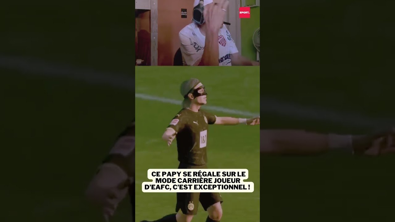 Ce papy se régale sur le mode carrière joueur d’EAFC, c’est exceptionnel !  #football