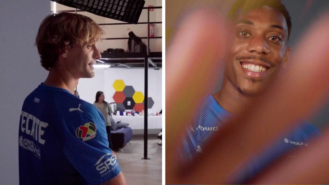 Rayados presenta playera alternativa y así la presume Sergio Canales y Anthony Martial