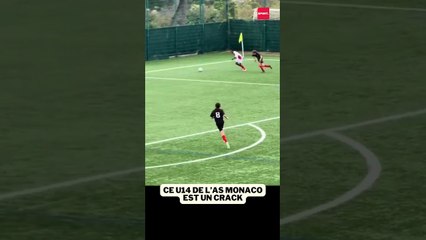 Ce u14 de l’AS Monaco est un crack #foot #football #ligue1