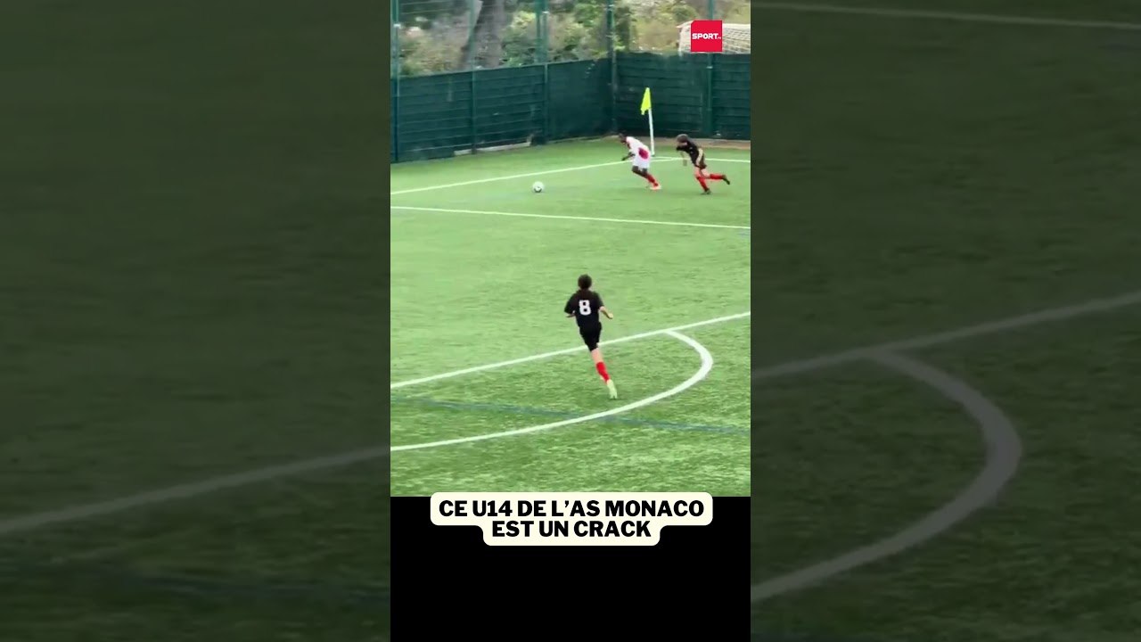 Ce u14 de l’AS Monaco est un crack #foot #football #ligue1