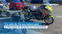 Un ado de 16 ans intercepté à vélo à plus de 90 km/h sur l’autoroute