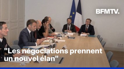 Ukraine: "Il y a enfin une chance de réaliser de vrais progrès vers une bonne paix", indique Emmanuel Macron