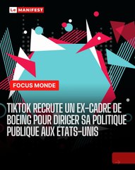 Le Manifest - 🚨🇺🇸 TikTok s’offre un ex-cadre de Boeing !📰 Ziad Ojakli devient le nouveau chef de la politique publique US de TikTok, en pleine pression de Washington pour la vente des activités américaines.