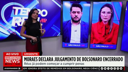 URGENTE: Moraes encerra julgamento de Jair Bolsonaro, Alexandre Ramagem e Anderson Torres