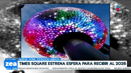 Times Square presenta la esfera navideña para recibir al 2026
