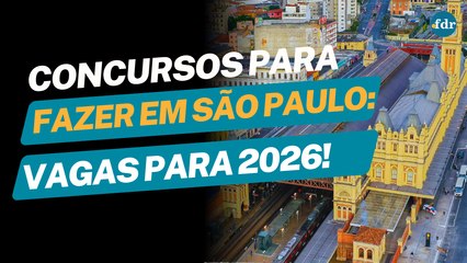 5 concursos públicos em São Paulo para 2026