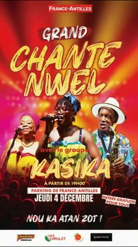 GRAND CHANTÉ NWÈL : Kasika va mettre le feu au parking de France-Antilles ce 4 décembre !