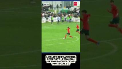L'équipe de France U16 remporté le Mondial de Montaigu face au Portugal 5-1 #football