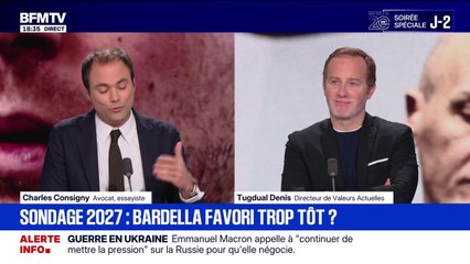 SIGNÉ CONSIGNY - Sondage 2027: "On ne m'enlèvera pas de l'idée que Jordan Bardella est un produit marketing", estime Charles Consigny