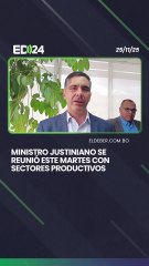 Ministro Justiniano destaca el ‘Encuentro Nacional por la Producción’