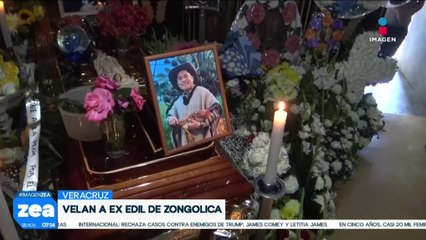 Dan último adiós al exalcalde de Zongolica, Veracruz, Juan Carlos Mezhua