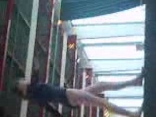 compition de gym poutre