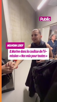 Nolwenn Leroy & Marine Delplace dans la coulisse de l’émission « Nos voix pour toutes »