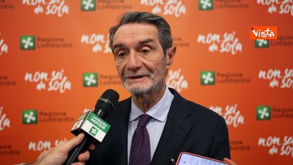 Giornata violenza donne, Attilio Fontana: Nuove generazioni siano protagoniste su questo tema