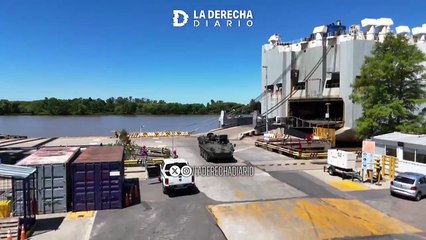 Arribaron al país los primeros vehículos blindados Stryker 8×8 adquiridos por el Gobierno