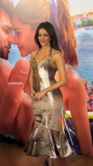 ananya panday poses for the cams at kartik aaryan’s birthday celebrations