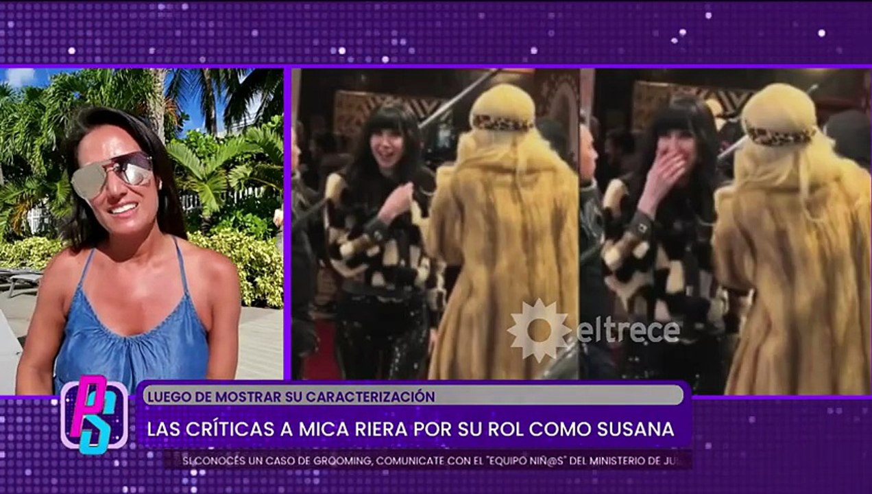 Críticas a Mica Riera por su rol como Susana en la biopic de Moria Casán