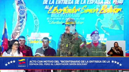 Nicolás Maduro | Bicentenario de la Entrega de la Espada del Perú
