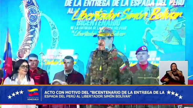 Nicolás Maduro | Bicentenario de la Entrega de la Espada del Perú