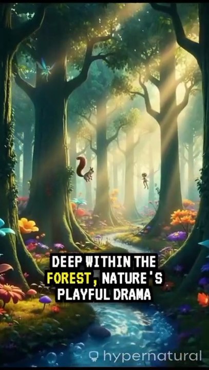 Cub Antics in the forest