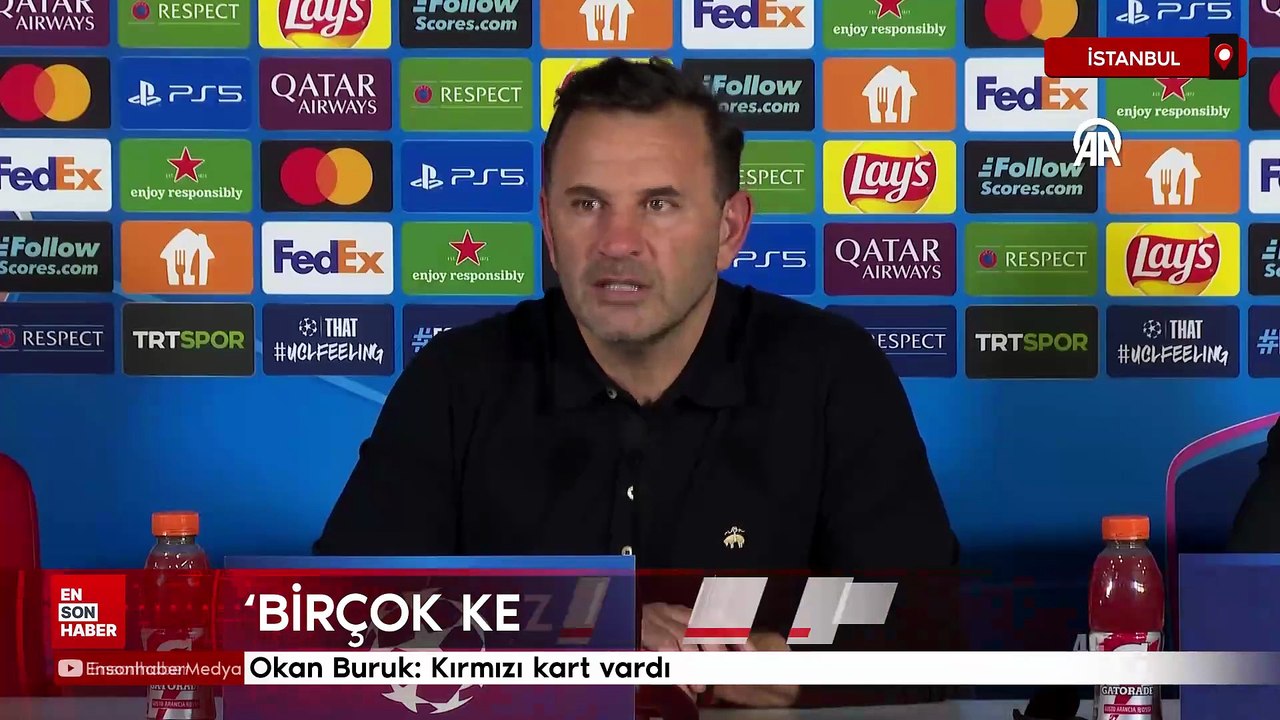 Okan Buruk: Kırmızı kart vardı