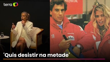 Galisteu revela momentos difíceis ao 'mexer no passado' para série sobre Senna: 'Quis desistir'