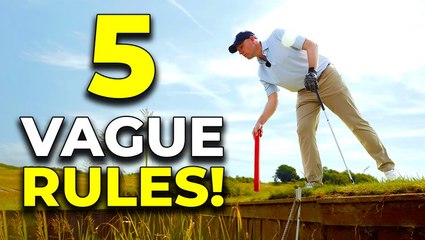 Golf Rules That Are Unclear