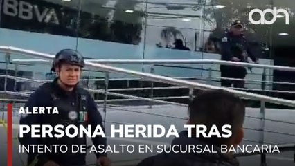 🚨¡Última Hora! Reportan una persona lesionada tras intento de asalto en sucursal bancaria