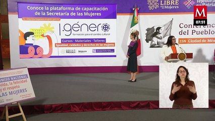 ¡Talleres! Presentan 16 días de acciones contra la violencia hacia la mujer
