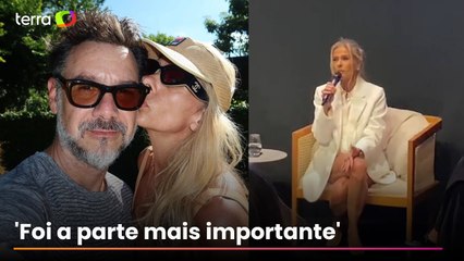 Galisteu afirma que marido foi maior apoiador de seu novo documentário sobre Senna: 'Me deu força'