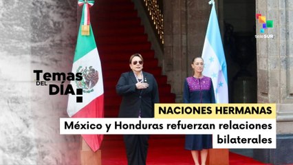 Pdta. Sheinbaum recibe a su homóloga Xiomara Castro para fortalecer lazos bilaterales