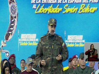 Presidente Maduro: Esta espada declaró a Simón Bolívar como El Libertador de nuestra América