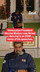 Maduro dances to EDM remix of his speeches
