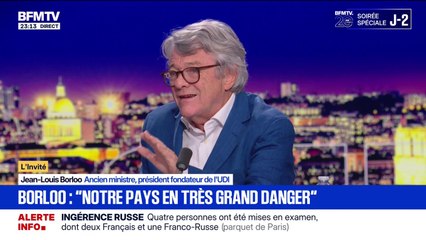 "Notre pays est désarticulé et en très grand danger", déclare Jean-Louis Borloo, président fondateur de l'UDI