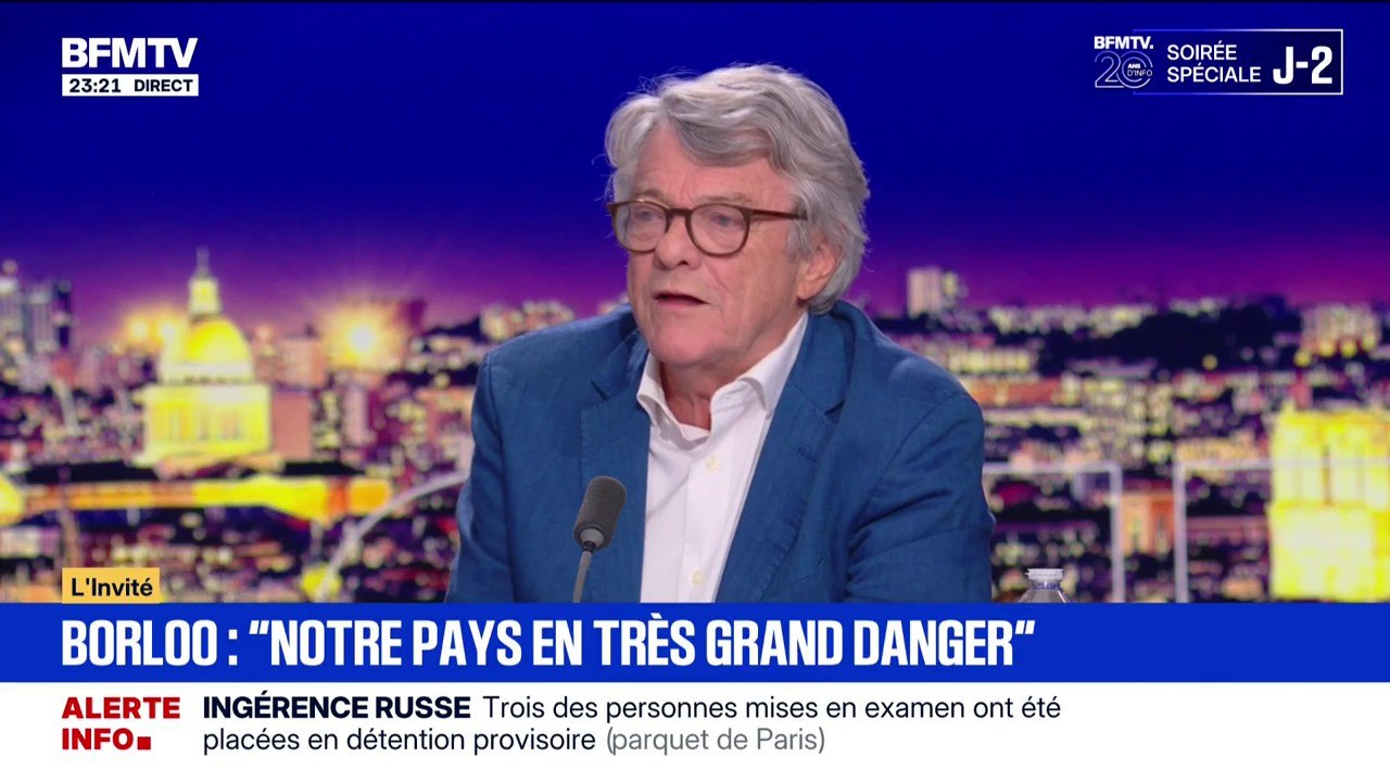 Présidentielle 2027: "Il nous faut une équipe de redressement", déclare Jean-Louis Borloo, président fondateur de l'UDI